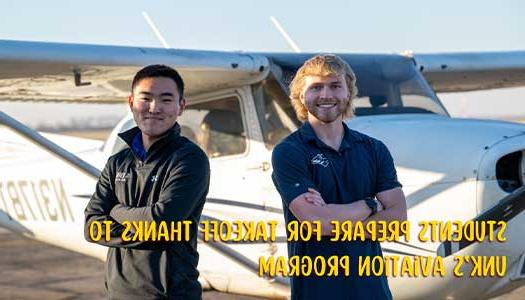 Students Prepare for Takeoff Thanks to bet36365体育’s Aviation Program